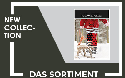 Katalog by Riese - Die neue Kollektion als PDF download von den Marken RS. Harmony und world-wide-sox. Es wird die Titelseite von dem akutellen Katalog dargestellt.