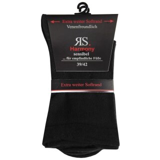 RS Harmony MEN SENSIBEL "Schwarz" - GANZ OHNE GUMMI