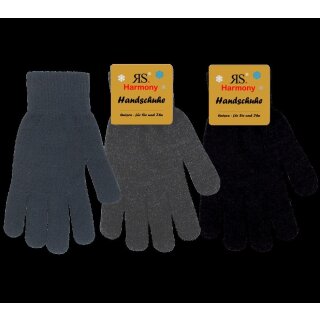 BAUMWOLL HANDSCHUH Dunkel