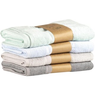 Viskose - Baumwoll Handtuch "Bambus-Zellstoff" | Grün