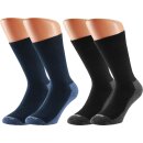 XL WELLNESS FUNKTIONSSTRUMPF  47-50 Schwarz, Jeans, Marine