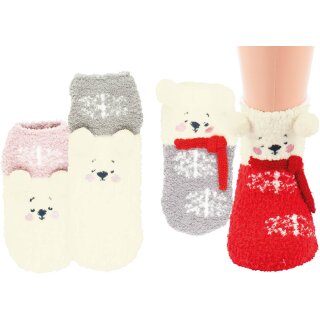 Kuschelsocke "KIDS ANIMALS" mit ABS Sohle