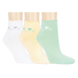 RS Harmony KURZSTRUMPF BAMBUS VISKOSE "HERZEN ROLLRAND"